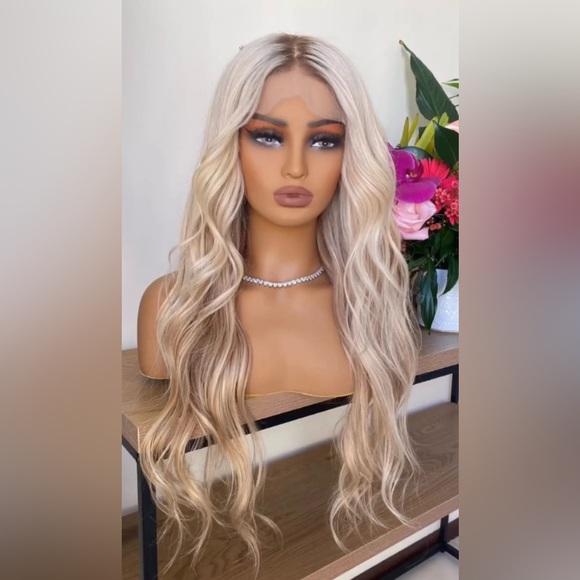 Other - Blonde Wavy Lace Front Wig